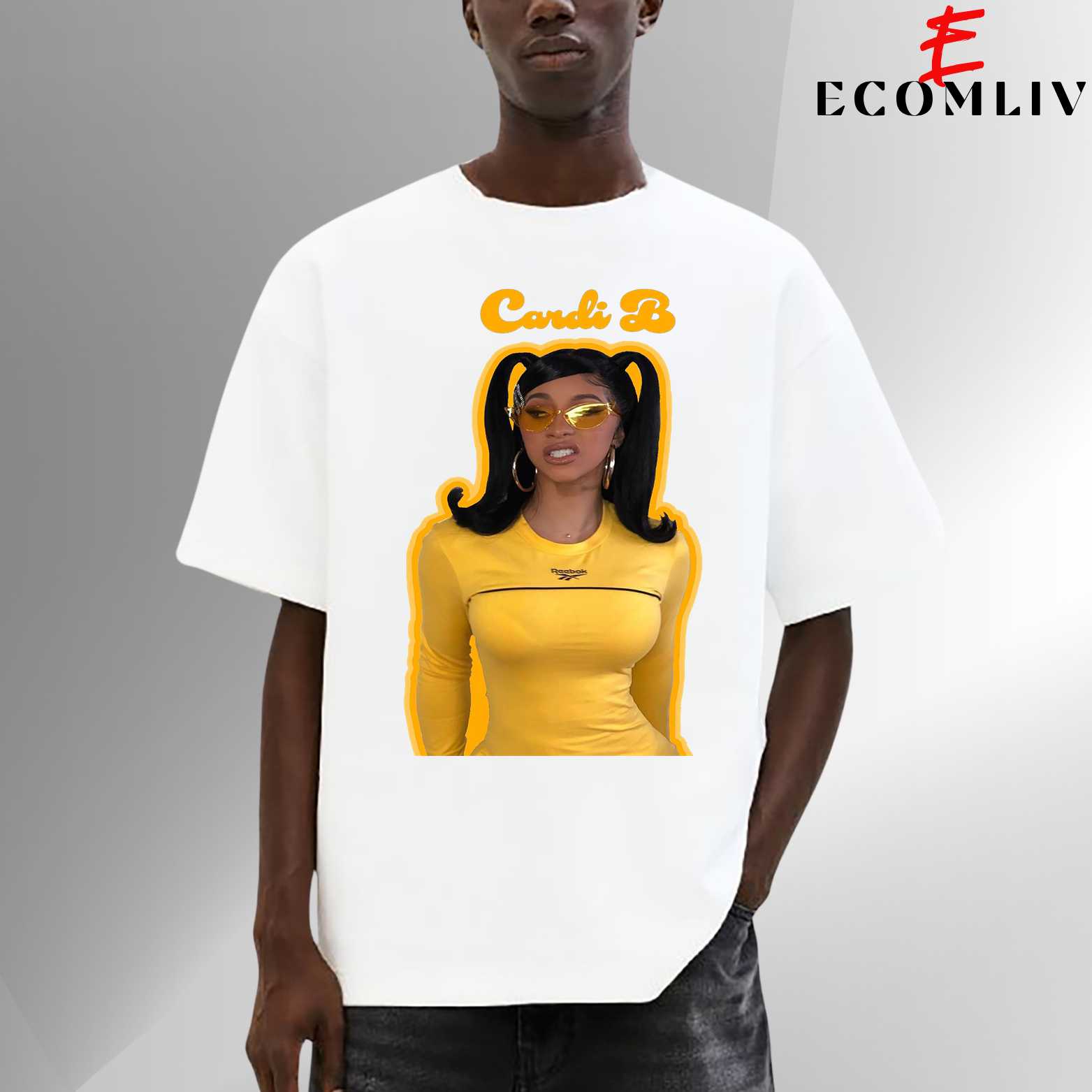 Cardi B Face Rapper Tee, Unisex Streetwear